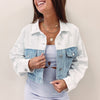 Two-Toned Denim Jacket