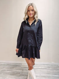 Black Shirt Dress