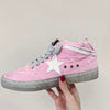 Pink Mid Top Sneakers