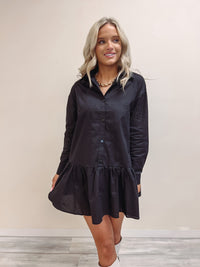 Black Shirt Dress